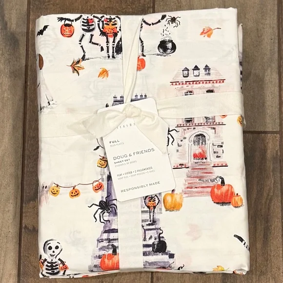 Halloween Doug & Friends Full Sheet Set - PB - Picture 2 of 4